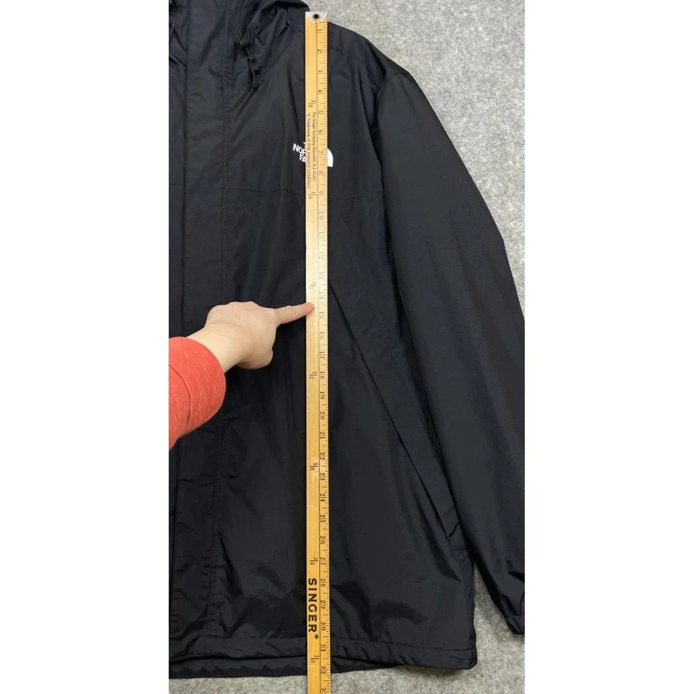 The North Face Antora DryVent Rain Jacket Black XXL 2XL Hooded Waterproof